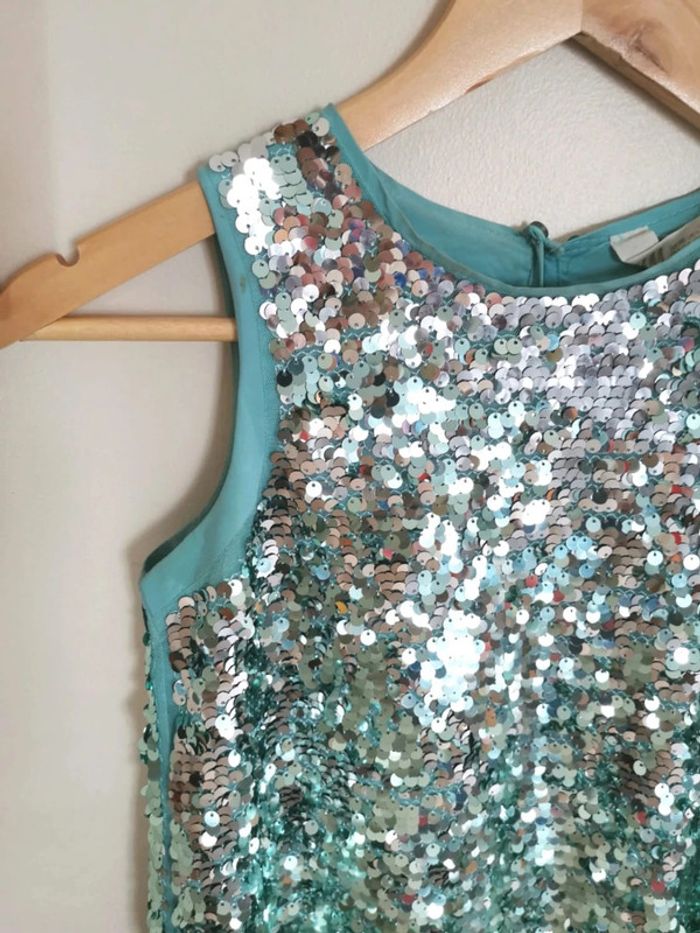 Robe sequins soirée anniversaire fille 10 ans H&M - photo numéro 2