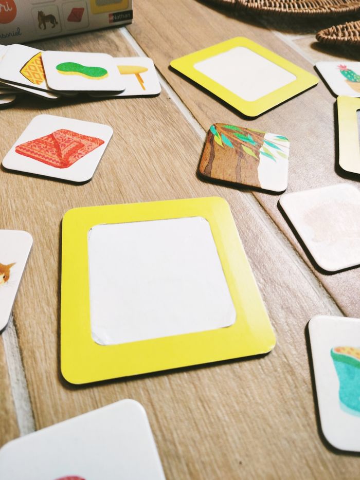👋Coffret Montessori les cartes sensorielles marque Nathan - photo numéro 4