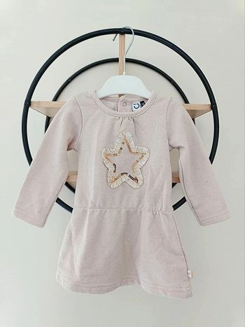 6-9 mois robe manches longues 3 pommes