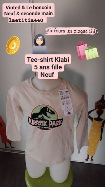 Tee-shirt 5 ans fille kiabi