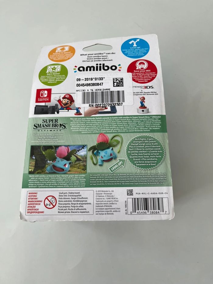 Amiibo herbizarre Pokémon - photo numéro 2