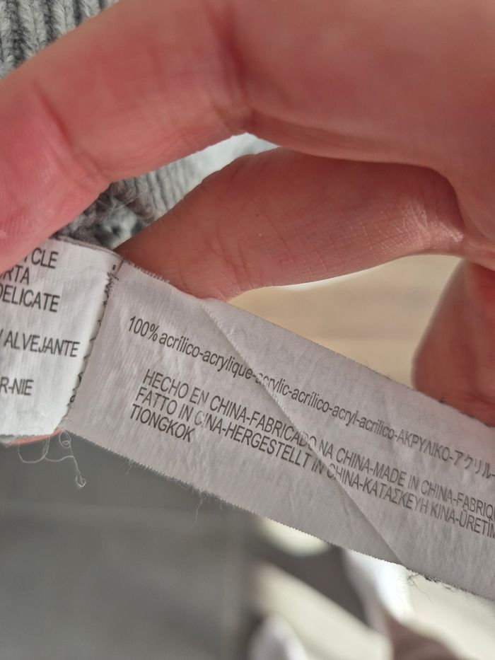 Robe pull grise frange - photo numéro 5