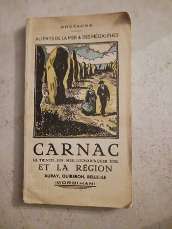 livre Carnac et la région Morbihan
