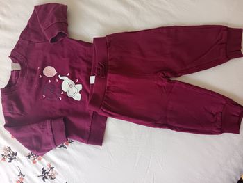 Ensemble pantalon et pull taille 9 mois 