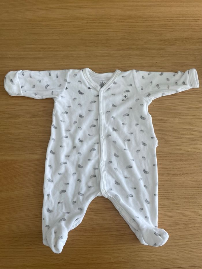 Pyjama hiver petit bateau - 1 mois