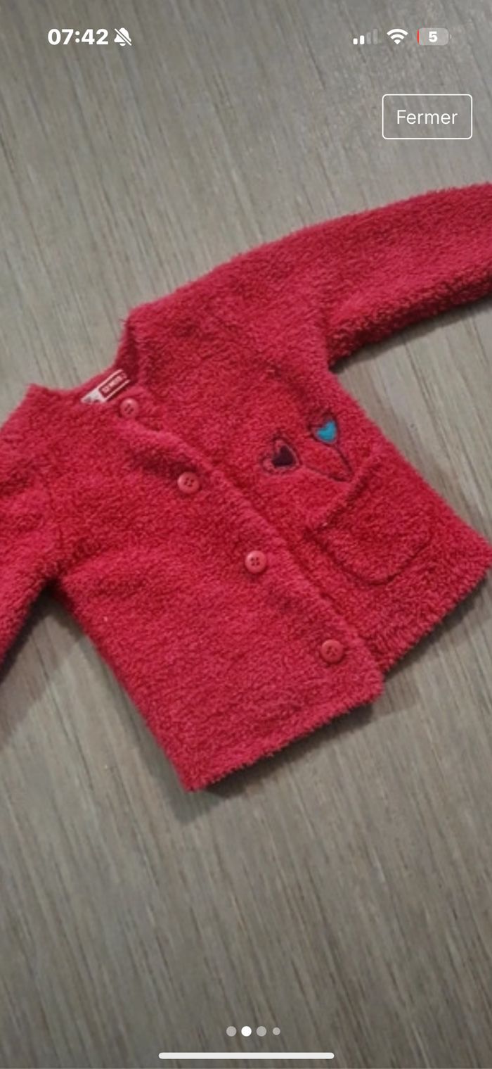 Gilet doux 12 mois bien chaud spam - photo numéro 3