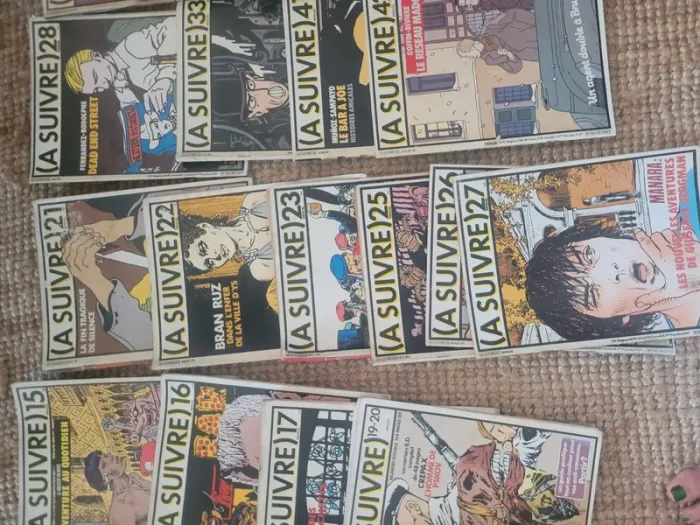 Lot de 39 numéros du magazine culte (À Suivre)De la fin des années 70 à 1983 - photo numéro 3