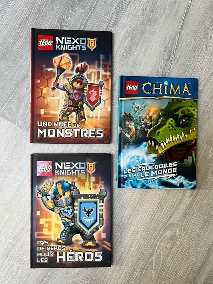 Lot 3 livres lego