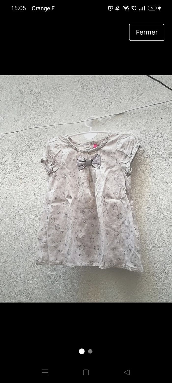 Robe élégante Orchestra fille 18 mois en très bon état