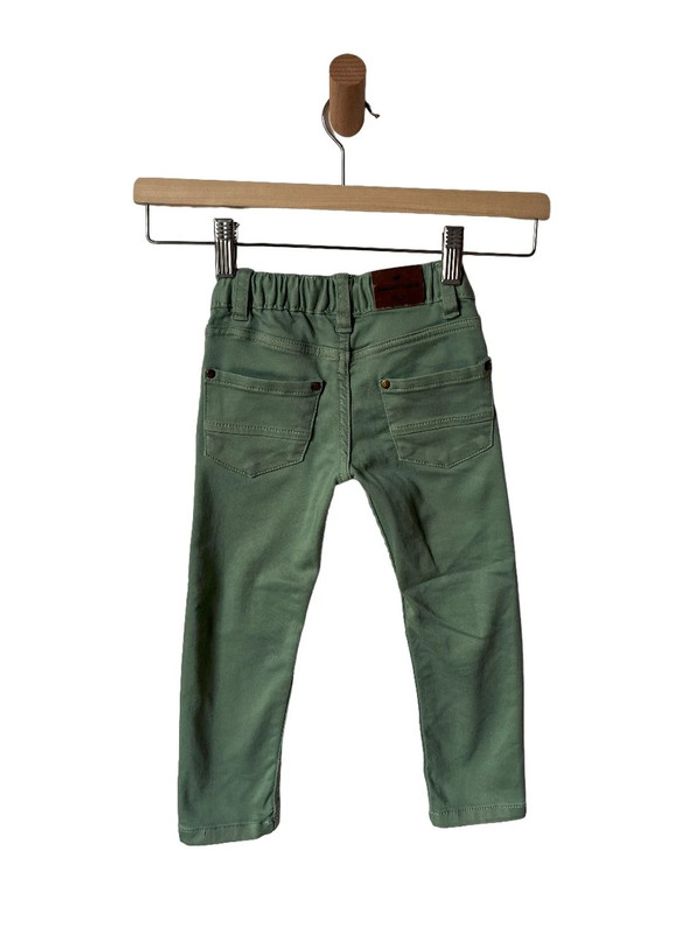 Tregging / pantalon stretch vert amande - Sergent Major 2 ans (92cm) - photo numéro 2