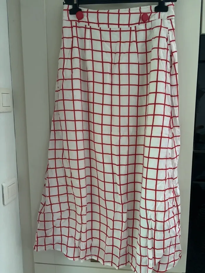 Ensemble blanc à carreaux rouge Alice’s pig taille 38 - photo numéro 8