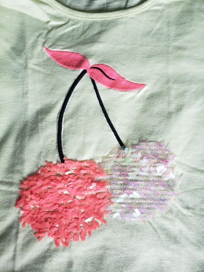 T shirt manches courtes jaune gemo 10 ans - photo numéro 2