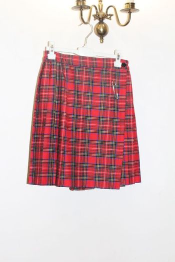 jupe portefeuille plissée