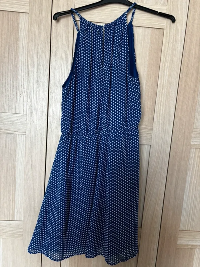 Robe bleu à bretelles In Extenso t.42 - photo numéro 4