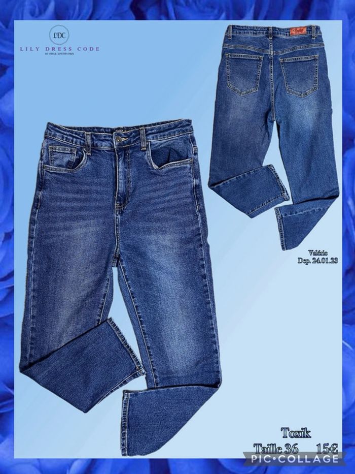 💙 Jean brut Toxik – Taille 36 SOLDÉ -50% 💙