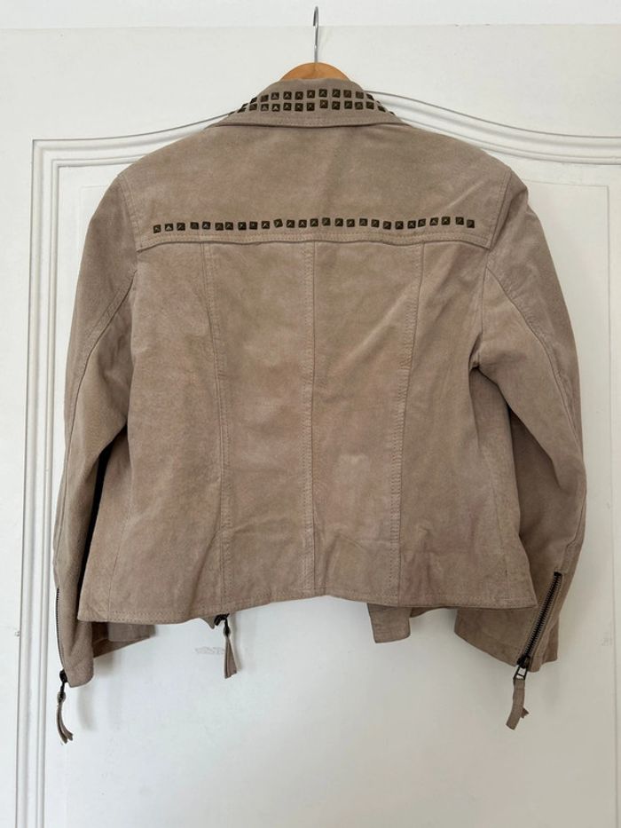 Perfecto en cuir retourné - photo numéro 5