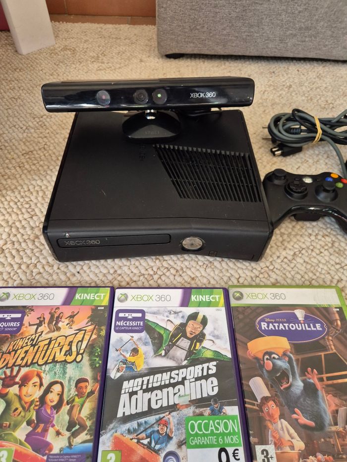 Console xbox 360 250 go kinect et jeux - photo numéro 2