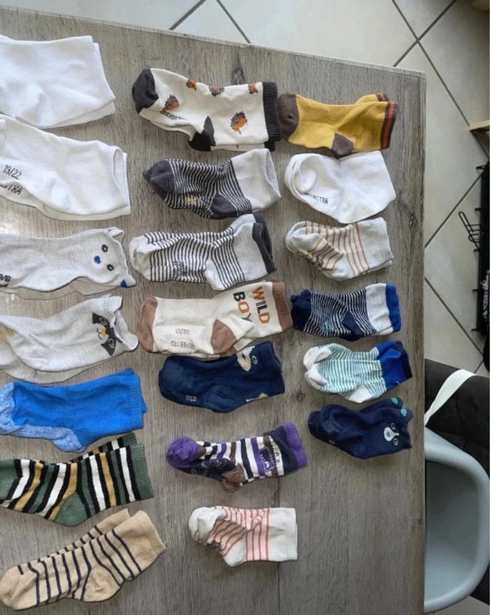 Lot 33 paires de chaussettes 19/22 - photo numéro 5