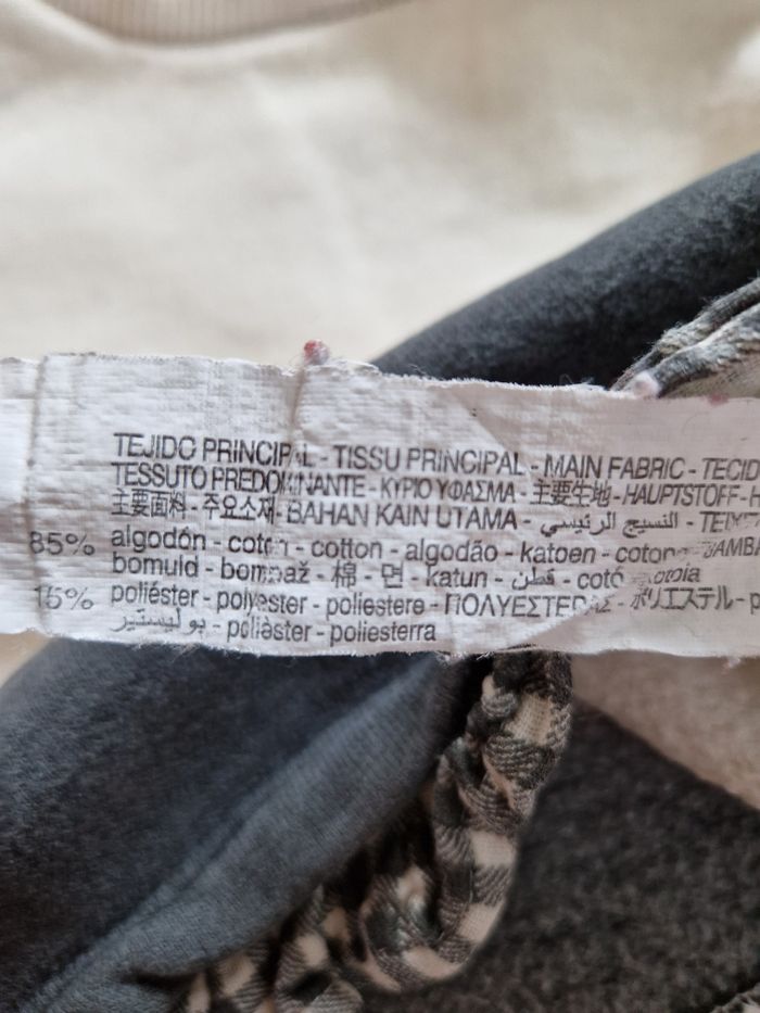 Pull chaud mixte zara beige gris 80 cm - photo numéro 2