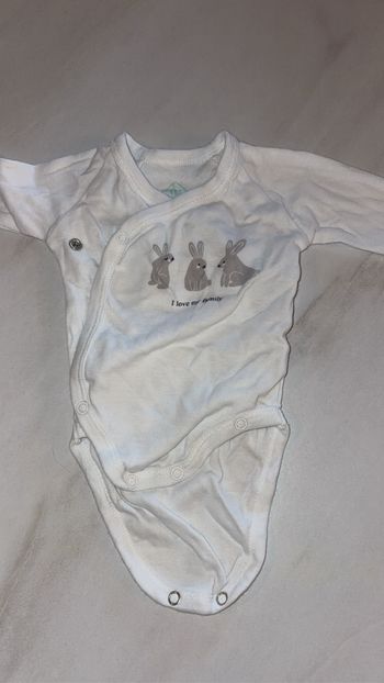 Body manches longues 1 mois