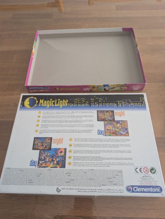 Puzzle Fluorescent Blanche neige grand format complet 104 pièces Clementoni - photo numéro 8