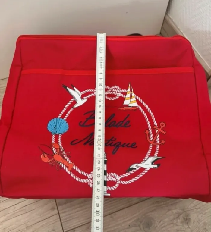 Sac isotherme rouge becquet - photo numéro 4