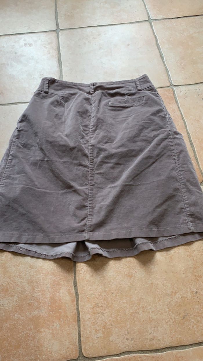 Jupe daim grise taille M - photo numéro 2