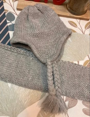 Bonnet et écharpe Vertbaudet - 0/1 mois