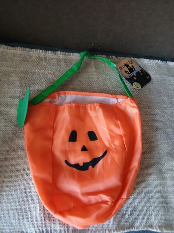 Sac citrouille d’halloween.