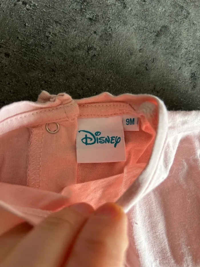 T-shirt manches longues Panpan bébé fille, Disney baby ,9 mois - photo numéro 2