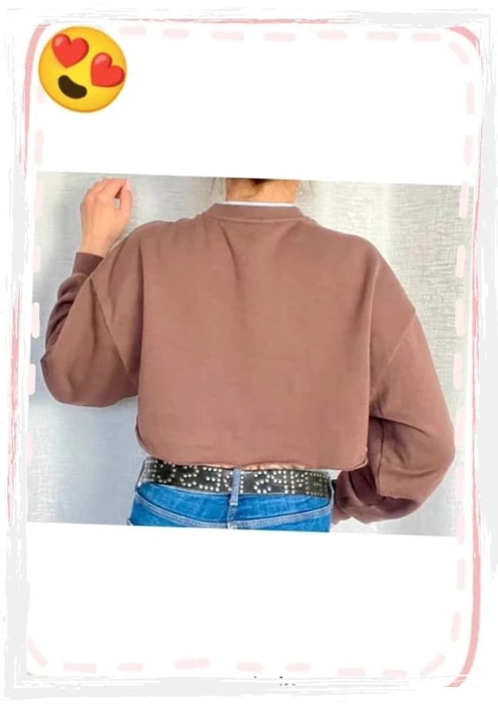 Sweat court, crop top manches longues taille M - H&M divided - photo numéro 6