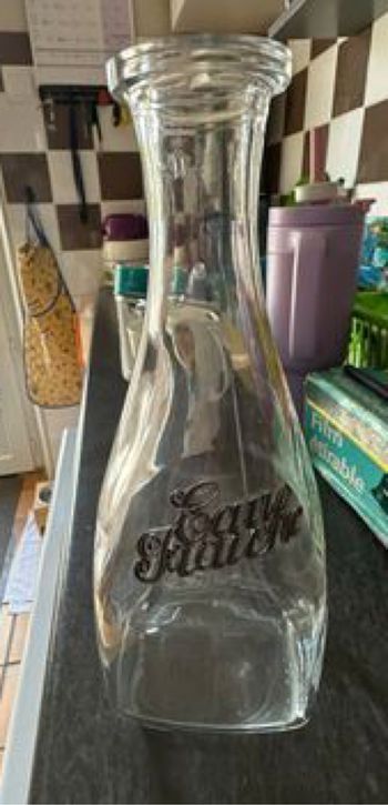 Carafe en verre