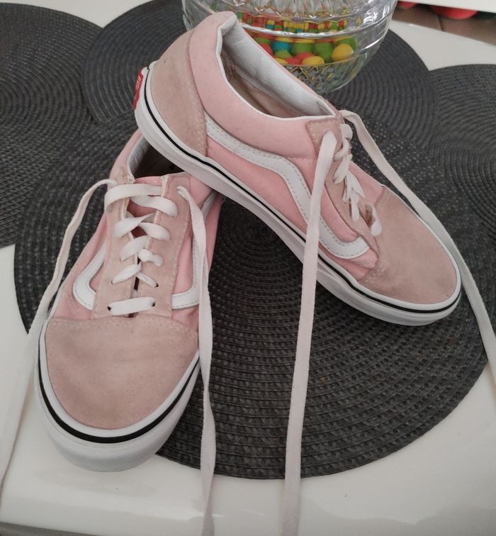 Baskets rose "Vans old school" - photo numéro 5
