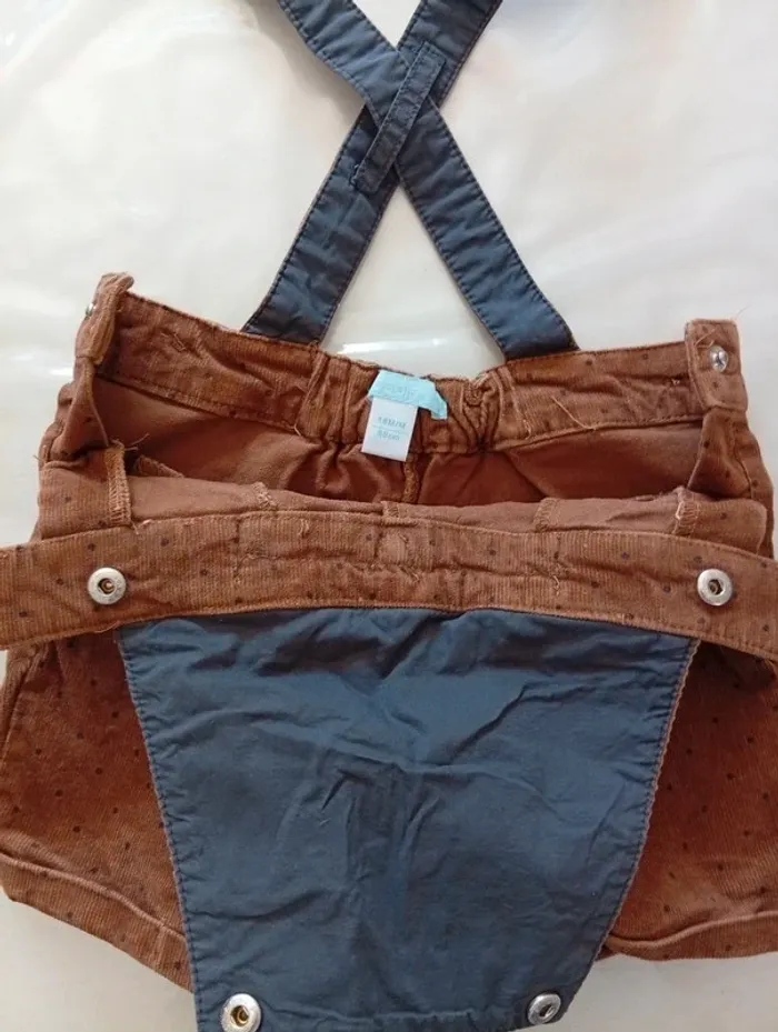 Salopette short bébé - photo numéro 7