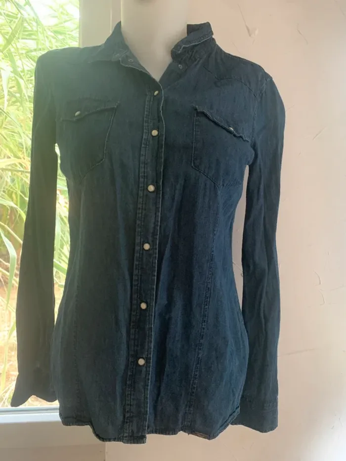 Chemise en jean Esmara Cherokee taille 38 - photo numéro 2