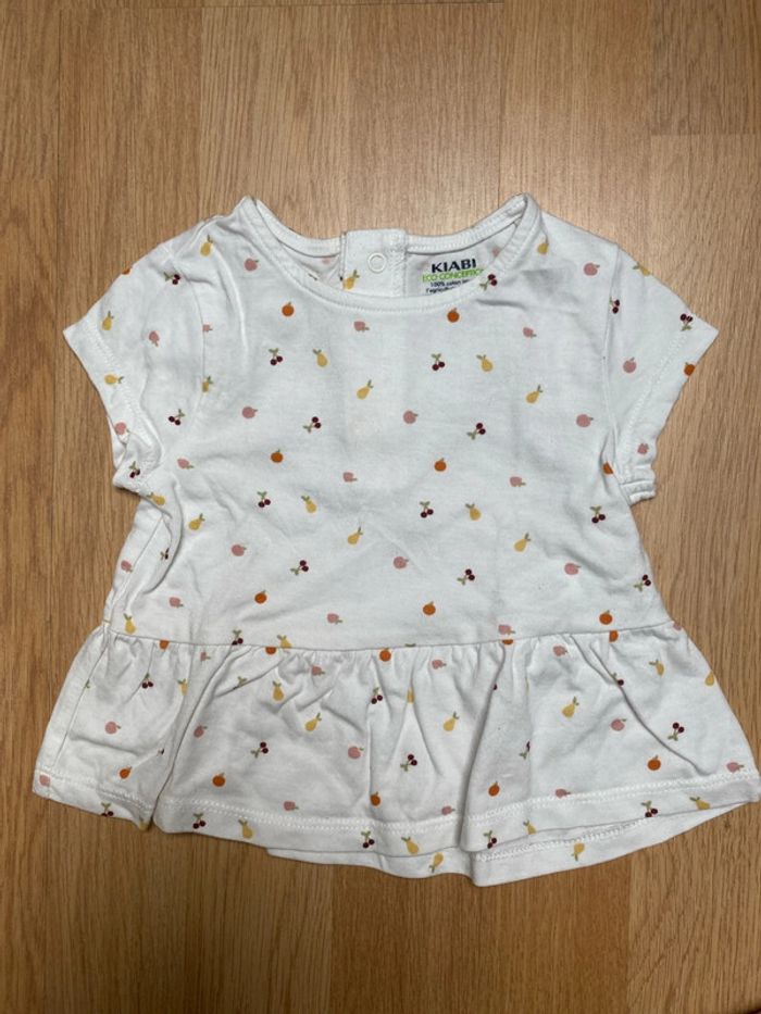 Tee-shirt avec motif des fruits