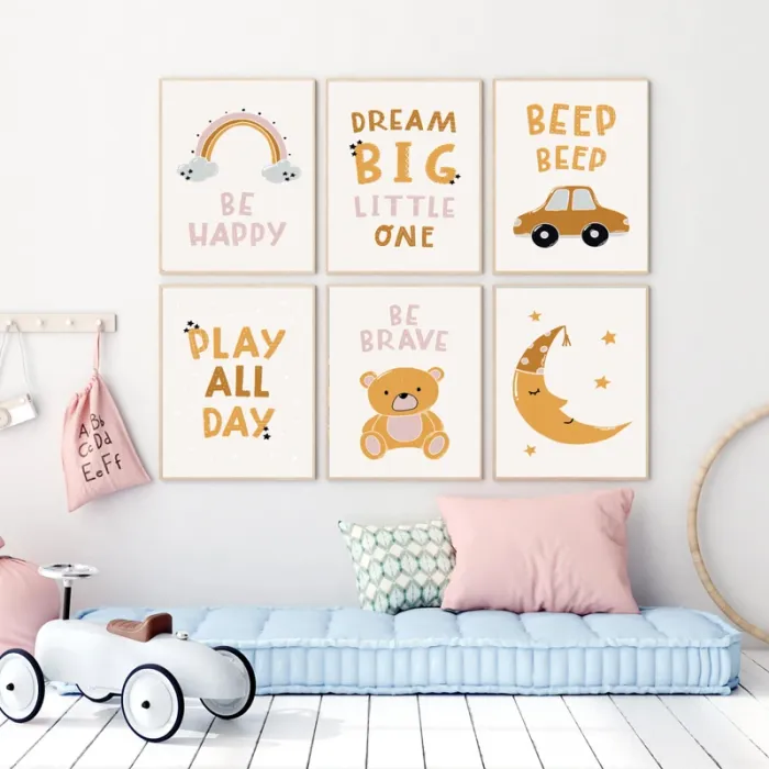 Affiches “Sweet Dreams” pour chambre enfant - photo numéro 3