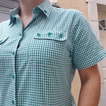 Chemisette Vintage brodée pour L/XL