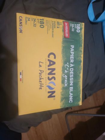 Papier canson 24 feuilles
