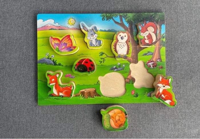 Puzzle en bois enfant - photo numéro 2