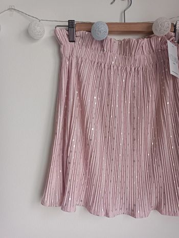Jupe rose à pois dorés élastiquée Taille Unique Kouka Paris Neuf avec étiquette