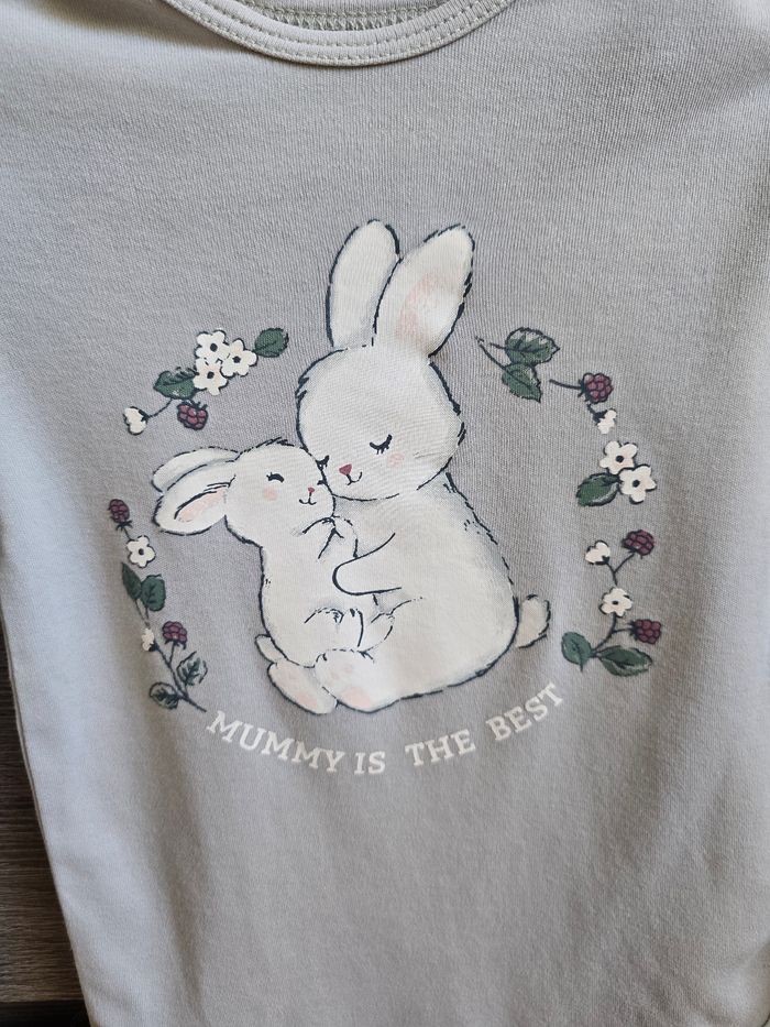 Vêtement Bébé Fille - Body lapin - C&A- 12/18 mois 86 cm - photo numéro 4