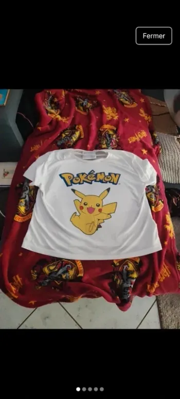 T-shirt Pokémon taille 40