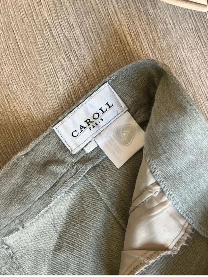 Pantalon ajusté Caroll en laine vierge - photo numéro 2