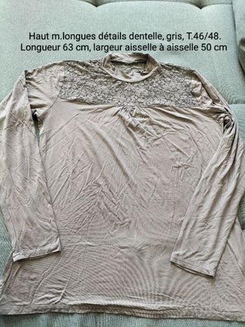 Haut col montant femme taille 46/48