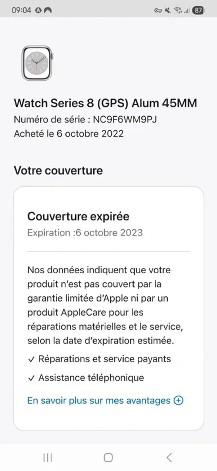 Apple Watch série 8 45mm - photo numéro 6