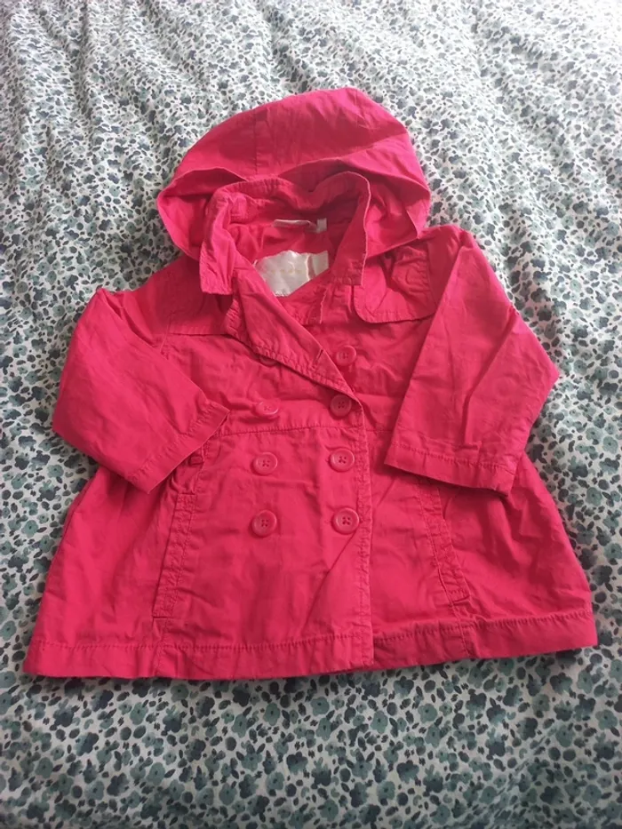 Veste parkas fille rose kiabi