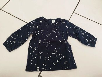 Tee-shirt manches longues étoiles