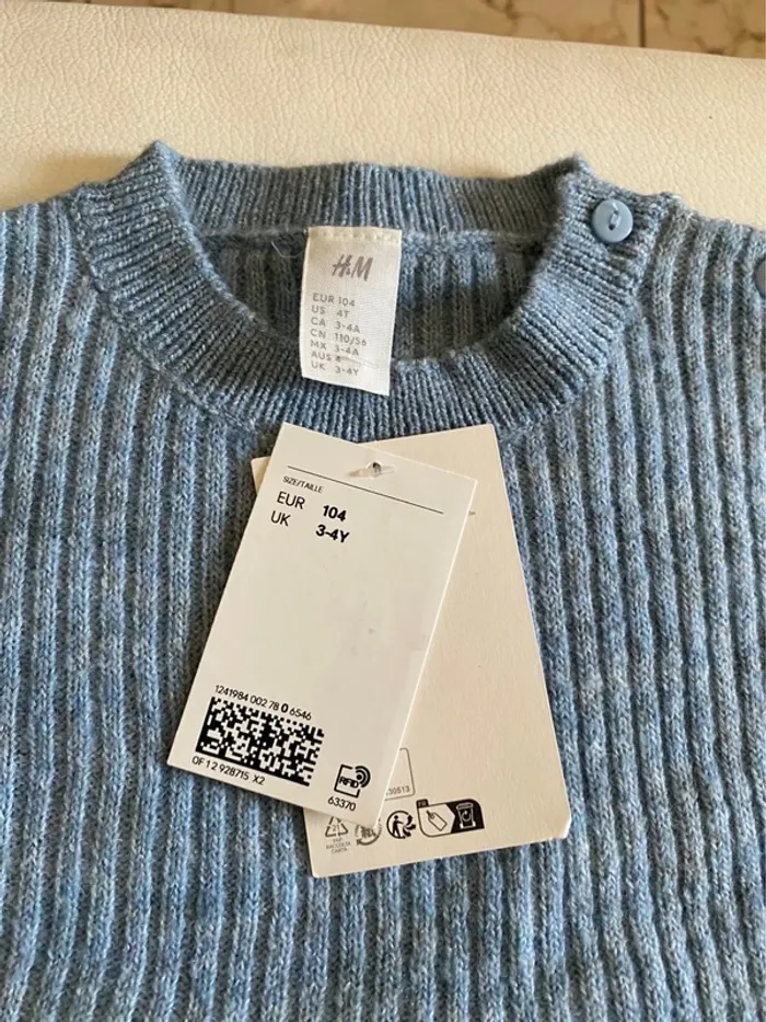 Ensemble maille H&M 104 4 ans neuf - photo numéro 2