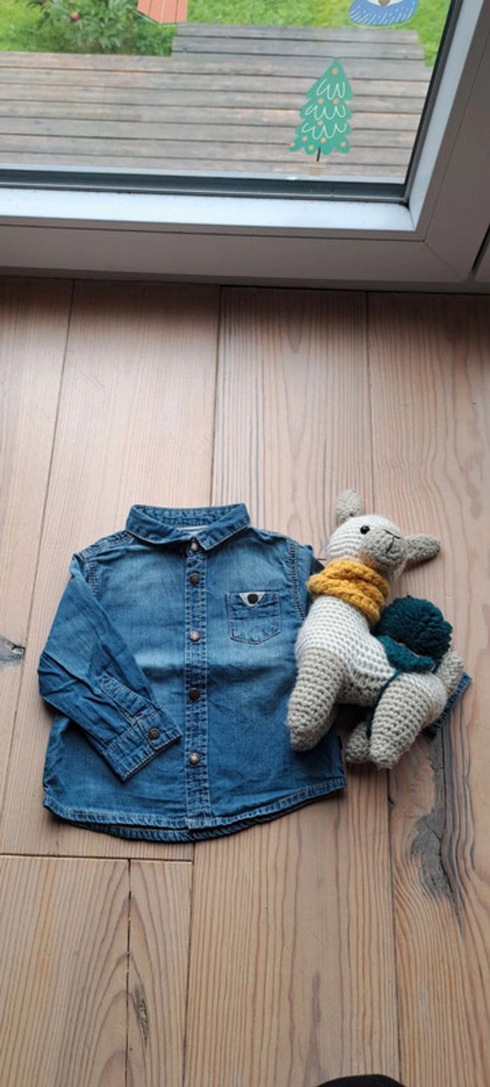 Chemise en jean 6 mois